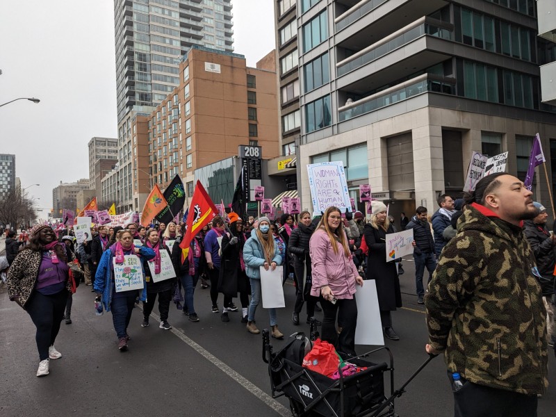 International Women's Day Parade Toronto 2024. Image IWD Toronto