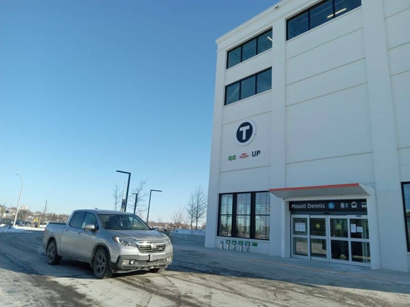 Mount Dennis Station Outside Former Kodak Building