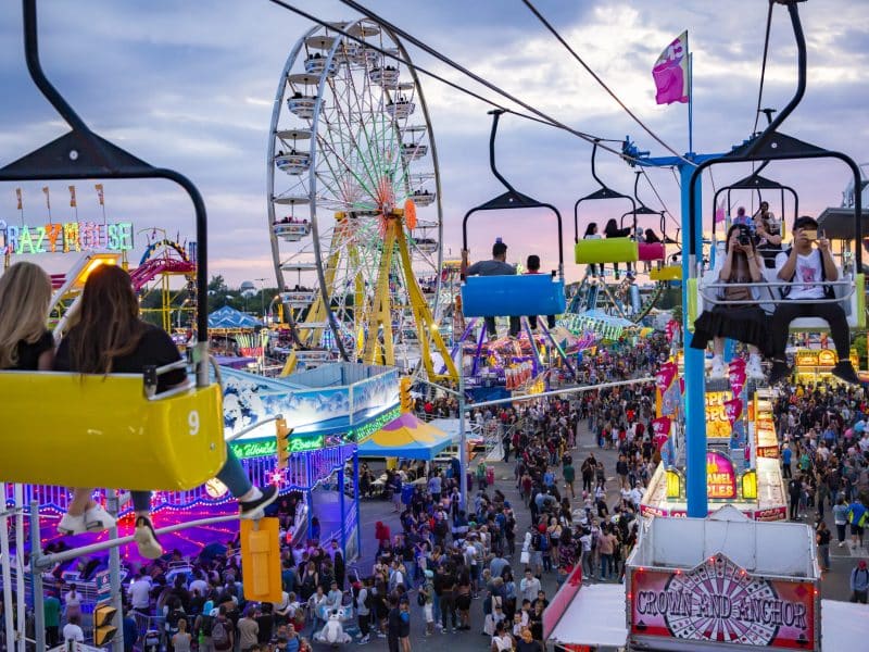 CNE Midway Sunset. Image theex.com
